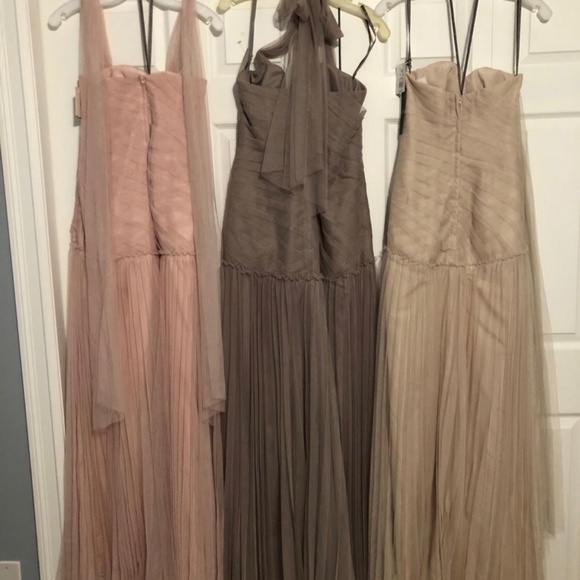 Brand New Veranda Wang White Collection “Blush” Bridesmaid Dress - Picture 2 of 3